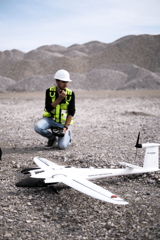 Engineer With UAV