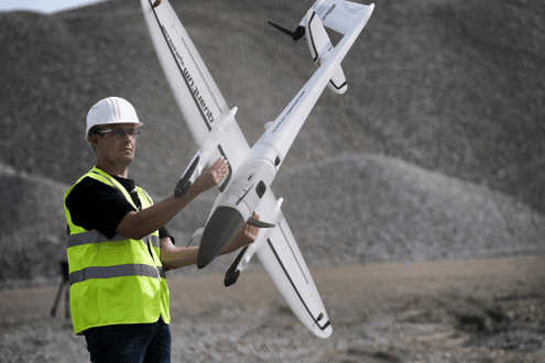 Engineer Catching a UAV